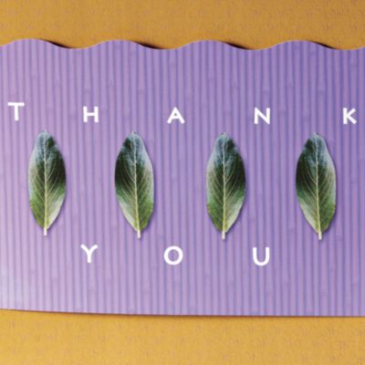 Thank You - Leaves