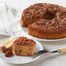 Banana Pecan Coffee Cake