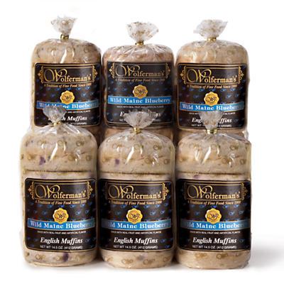 Wild Maine Blueberry Signature English Muffins 6-Pack
